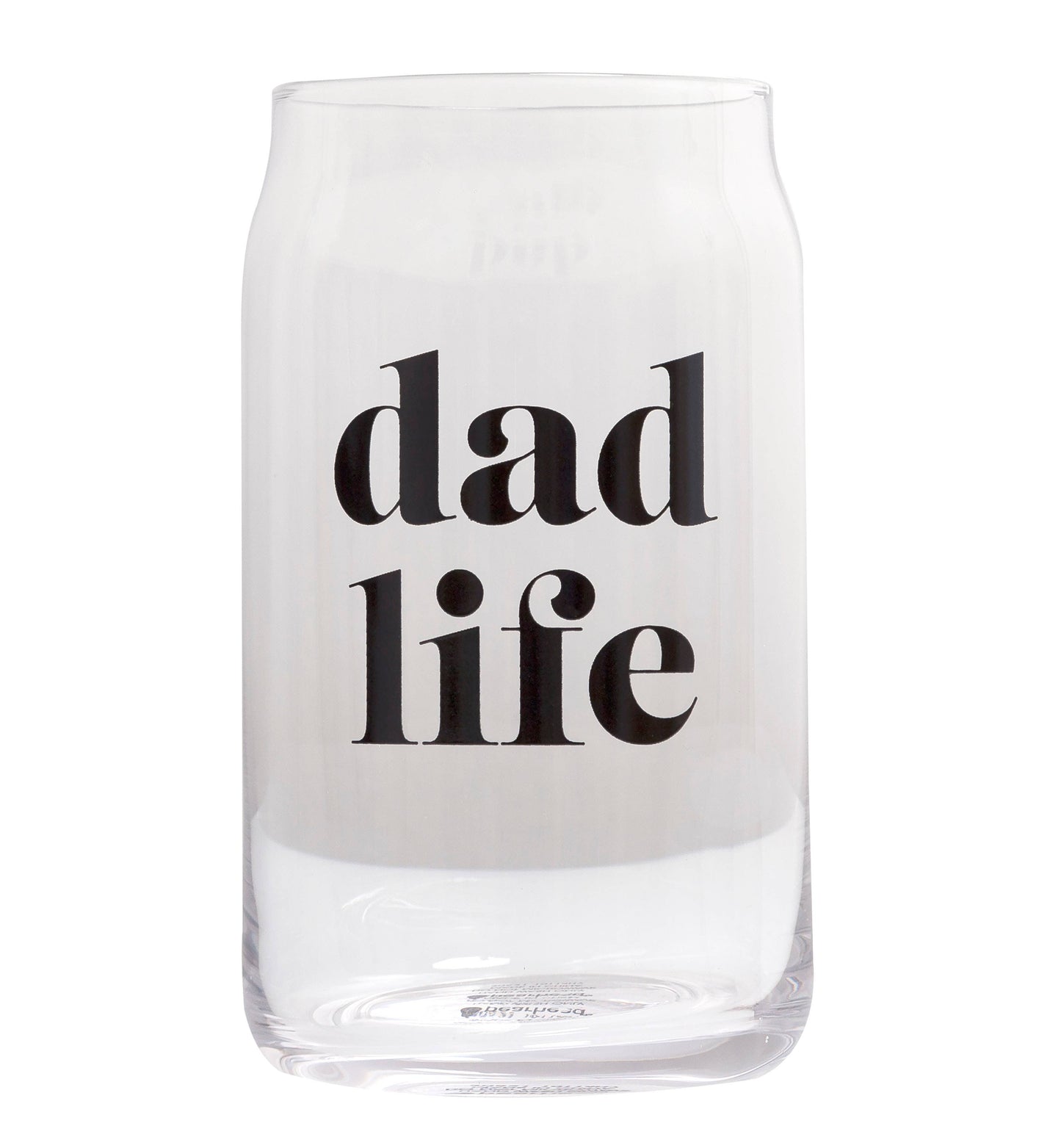 Front view of Dad Life Beer Glass, a perfect Father’s Day gift available at J&J Shop Online as seen on Jessica and Juan from 90 Day Fiancé.