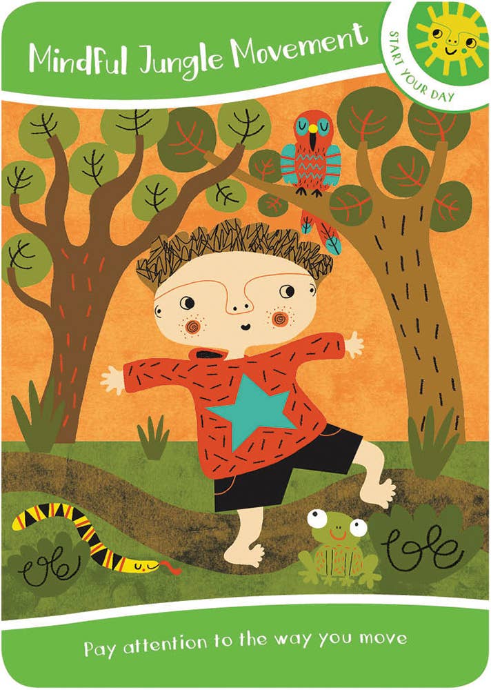 Full-color illustrations on the Mindful Kids Deck from J&J Shop Online