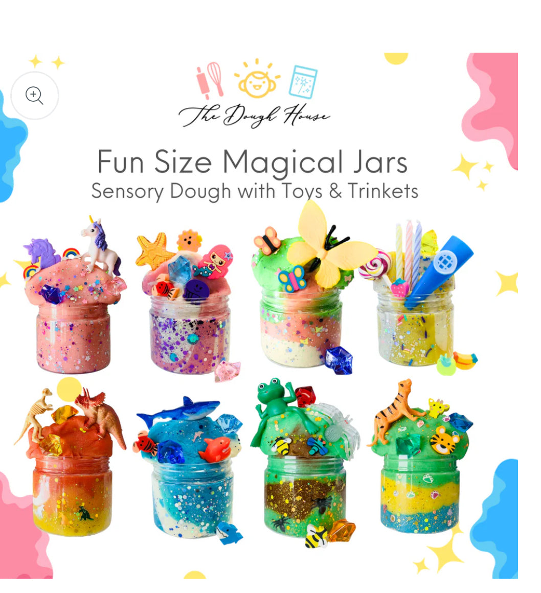 The Dough House Mystery Sensory Fun Size Play Doh from J&J SHOP ONLINE, featuring a surprise sensory dough in vibrant colors for imaginative play.