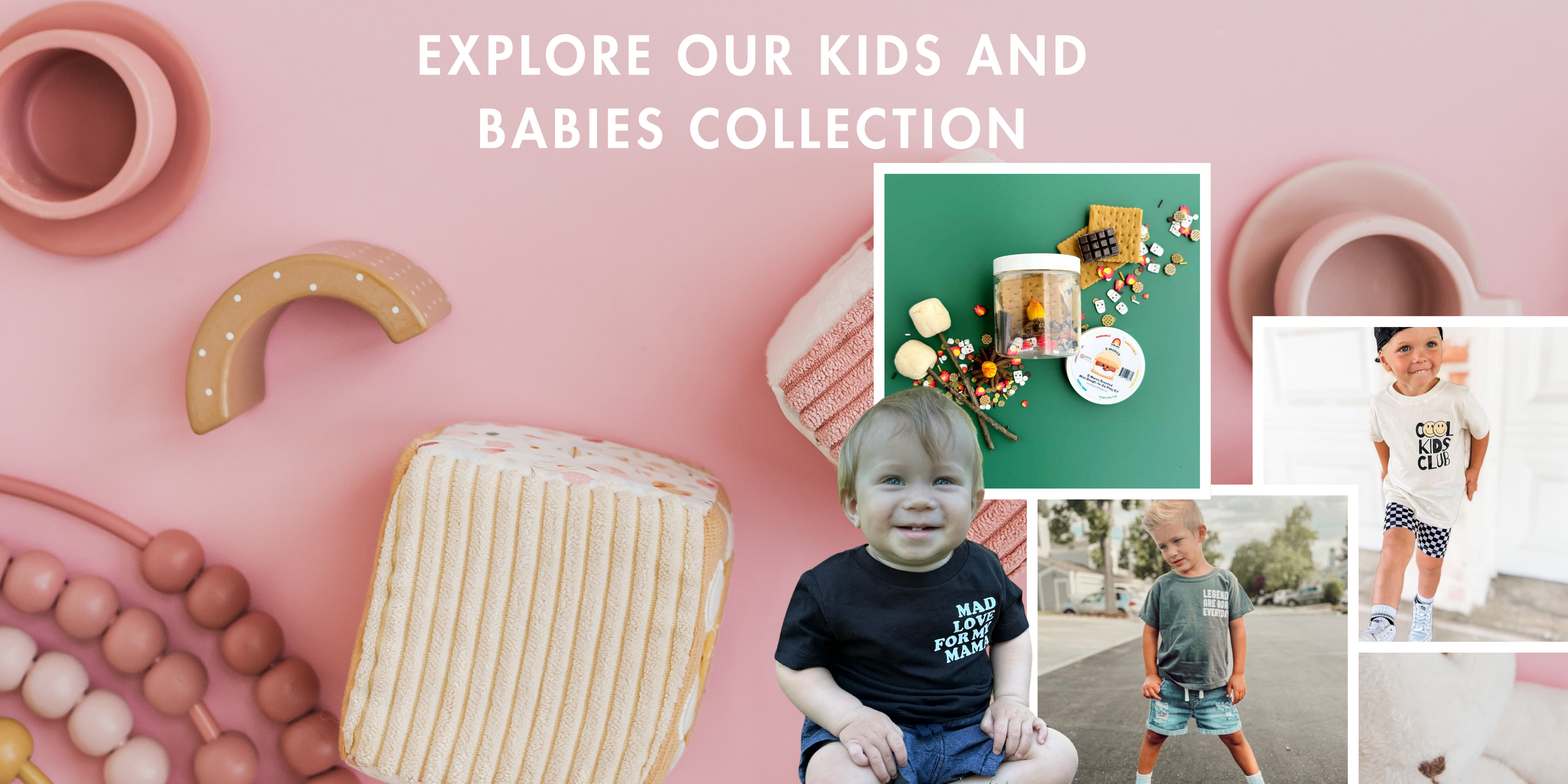 Kids and babies collection featuring David from 90 Day Fiancé at J&J shop online - Adorable and trendy outfits for your little ones 